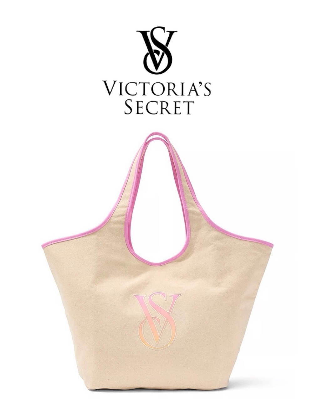 NEW Victoria ’s Secret Ombré Canvas Tote